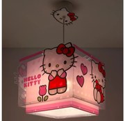 Dalber 73262 - Детски полилей HELLO KITTY 1xE27/15W/230V розов