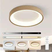 Brilagi - LED димируемо таванно осветително тяло FALCON MODERN LED/54W/230V 60 cm бежово + дистанционно управление