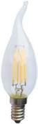 Лампа LED Filament E14 Candle 4W 4000K Dimmable Tip  (10 τεμάχια)