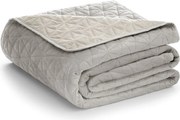 Сиво-бежово капитонирано покривало за легло 170x210 cm Laila – Restilo