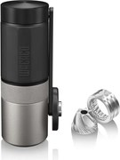Кафемелачка Wacaco Exagrind, Ръчна, До 20 г, Стоманен механизъм, Корпус от алуминий, Черен