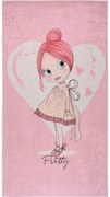 Розов детски килим подходящ за пране 80x120 cm Pretty Girl – Vitaus
