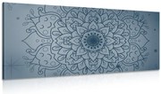 Картина на платно – Тъмносин цвят на Мандала