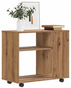 856027 vidaXL Странична маса, дъб артизан, 70x35x55 см, инженерно дърво