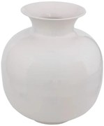 Ваза atmosphera Kian, 34 cm, Емайлиран метал, Бял