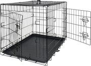 Транспортна клетка за куче, сгъваема, M - XXXL Dĺžka: 107 cm | Šírka: 70 cm