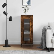 828817 vidaXL Сайдборд, опушен дъб, 34,5x34x90 см, инженерно дърво