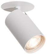 Модерен вграден прожектор бял GU10 50mm - Chels