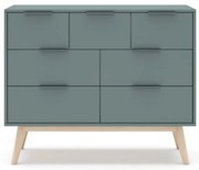 Скрин сиво-зелен 120x83x40 cm Pisco – Marckeric