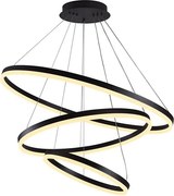 Brilagi -LED димируем полилей на кабел CIRCLE LED/125W/230V 3000-6500K черен+дистанционно управление