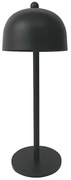 LED регулируема презареждаема настолна лампа LED/1W/5V 3000-6000K 1800 mAh черна