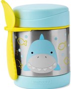 Skip Hop - Контейнер/термос за храна от неръждаема стомана Zoo - акула