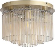 Searchlight 55620-320CP-Плафон SWIZZLE 5xE14/60W/230V Ø 32 см златист