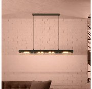 Eglo 390059 - Пендел ALFONSINE 4xE27/40W/230V черен/златист