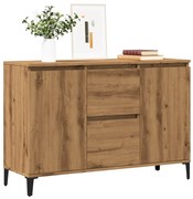 856487 vidaXL Сайдборд, дъб артизан, 102x35x70 см, инженерно дърво
