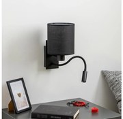 Brilagi - LED Аплик NUBILA 1xE27/25W/230V + LED/3W черен