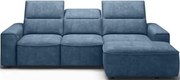 Ъглов диван Cenedra mini-Right-Син