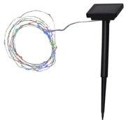 Слънчева LED верига за външно ползване с цветни светодиоди, дължина 5 м Dew Drop - Star Trading