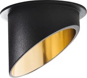 Kanlux 27324 - Лампа за вграждане SPAG GU10/35W черен/златист