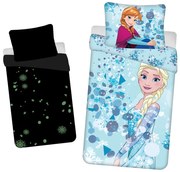 Детско памучно спално бельо със светещ ефект Glow, 140 x 200 cm Frozen - Jerry Fabrics