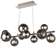 Wofi 6014.10.24.9000 - LED полилей VILLA 10xG9/3W/230V черен/хром