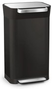 Черно стоманено кошче за боклук с педал 30 l Titan – Joseph Joseph