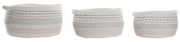 Игра на Кошници DKD Home Decor Памук (52 x 43 x 25 cm)