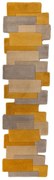 Пътека от жълта и бежова вълна , 60 x 230 cm Collage - Flair Rugs