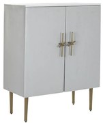 Помощна мебел DKD Home Decor BAR Златен Бял Желязо Дърво манго (85 x 45 x 110 cm)