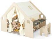 GINGER HOME Дървена къща за игра 6в1