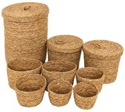 Сет кош за съхранение atmosphera Little Cottage, Д.14/19/24/28/35 cm, 9 бр