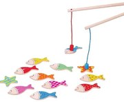 Lelin Toys - Дървен магнитен риболов