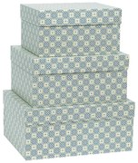 Подаръчни кутии в комплект от 3 броя Quadrilobe - Kartos