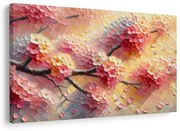 Картина на платно – Цветя в пастелни цветове