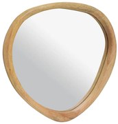 Eglo 425006 - Стенно огледало BANI 39x39,5 см кафяво