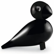 Черна статуетка от масивна букова дървесина Songbird Ravn - Kay Bojesen Denmark