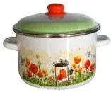 Емайлирана тенджера 3л 18см с декор "Голандская" (7RD181M) Р