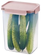 Контейнер за храни CLASSIC PLUS 4 л розов/прозрачен