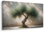 Картина на платно – Маслиново дърво на каменен двор