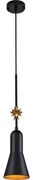Elstead ETOILE-P-S-MB - Пендел ETOILE 1xE27/60W/230V Ø 13,3 см черен