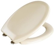 WENKO 18760100-WC тоалетно седало OTTANA 37,5x44,5 cm бежово/сребристо