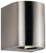 Nordlux - LED външен стенен осветител CANTO 2xLED/6W/230V IP44 неръждаема стомана