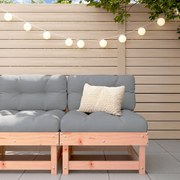 825378 vidaXL Градински среден диван, дугласка дървесина масив