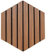 Комплект декоративен панел atmosphera Colva, MDF, 30x26 cm, 3 бр - Тъмно дърво