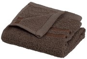 Кафява памучна кърпа от тери 30x50 cm Simple – Casa Selección