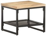 320241 vidaXL Странична маса, 40x40x35 см, мангово дърво масив