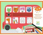 Djeco - Проследи и оцвети животни DJ09289