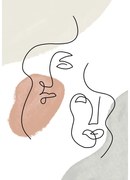 Постер 29x41 cm Two Faces – Veronika Boulová