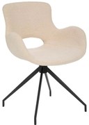 Трапезен стол atmosphera Kale, Слонова кост, Букле