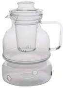 Комплект чайник с филтър и подгревател от огнеупорно стъкло 1,5л WOL (CZ00012A / CDSP 150F) - Termisil